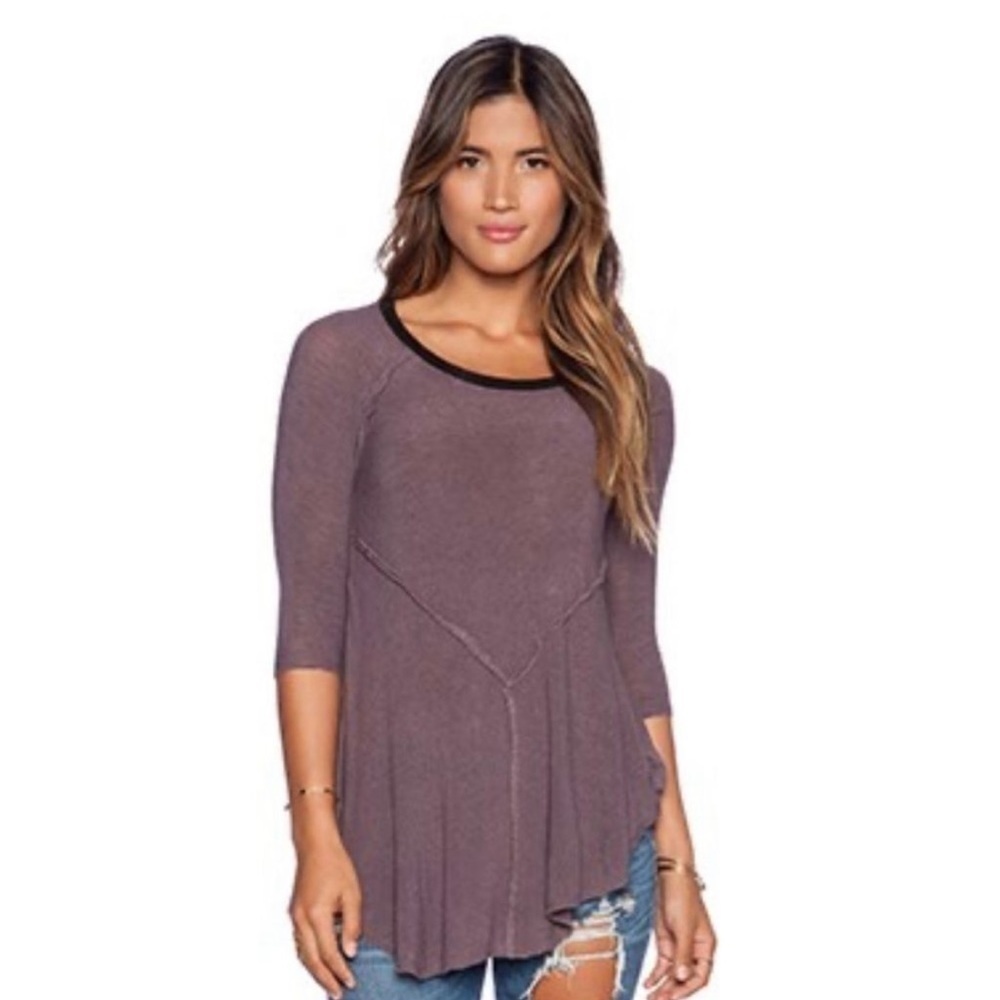 Free People Intimately Weekends Festival Top Sexy Raw Edge Hem y2k Witchy Sz Sm
